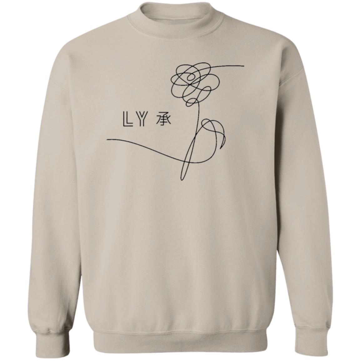 BTS Love Yourself Crewneck Pullover Sweatshirt