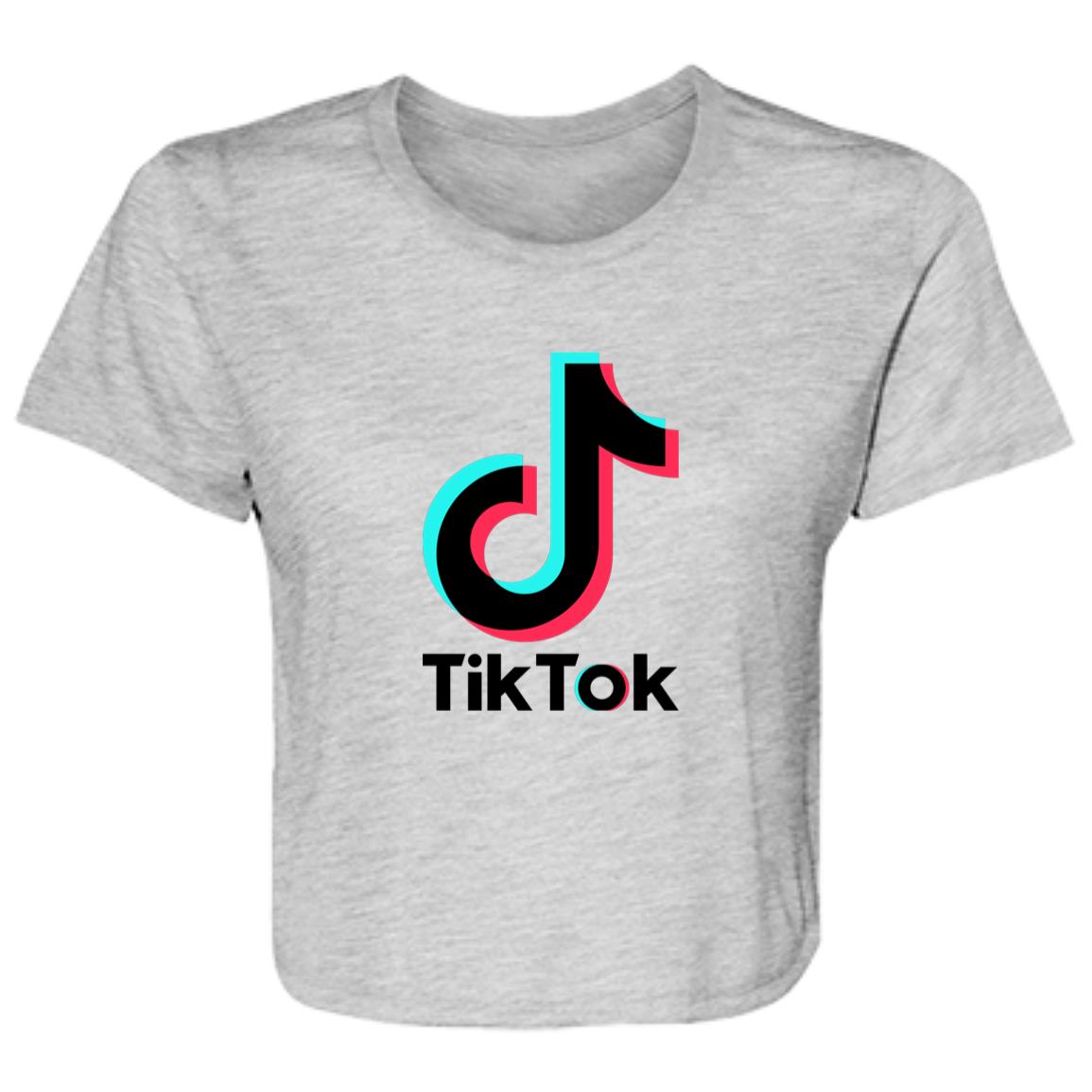 TikTok Flowy Cropped Tee - SD-style-shop