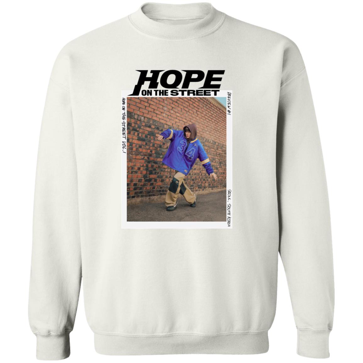 J-Hope Hope on the Street Crewneck Sweatshirt