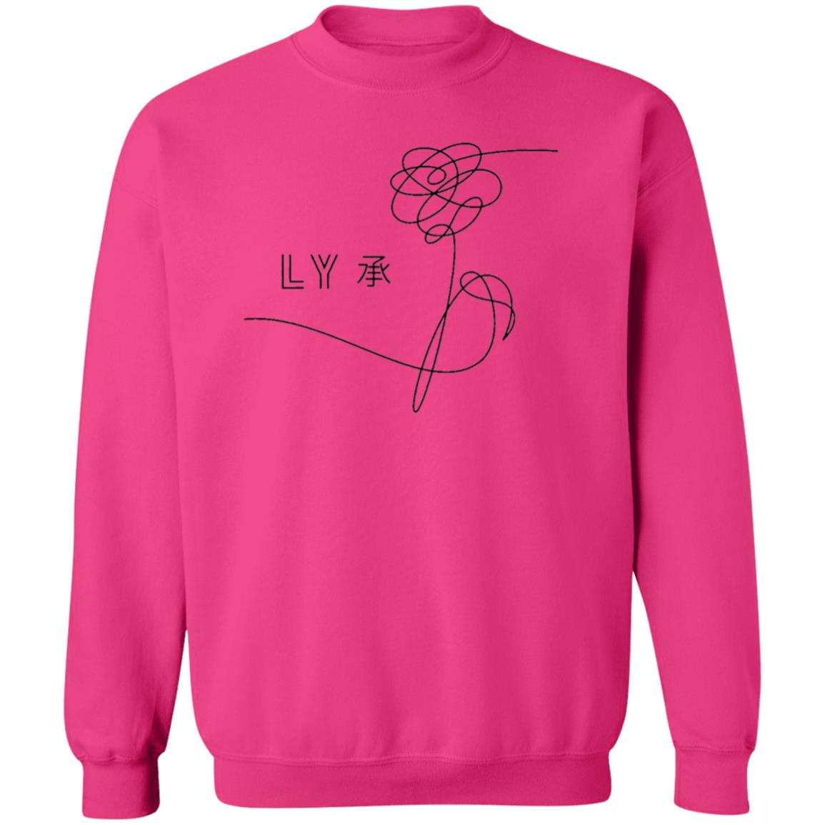 BTS Love Yourself Crewneck Pullover Sweatshirt