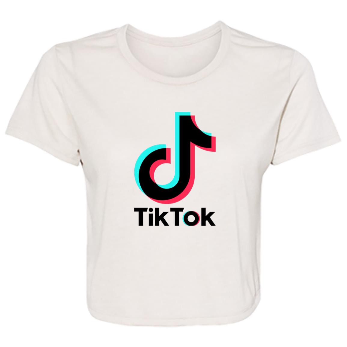 TikTok Flowy Cropped Tee - SD-style-shop