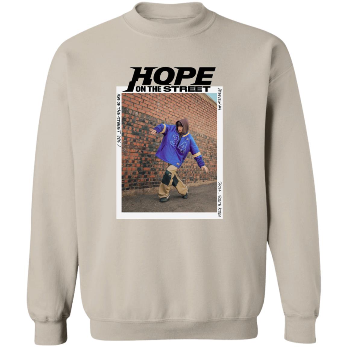 J-Hope Hope on the Street Crewneck Sweatshirt