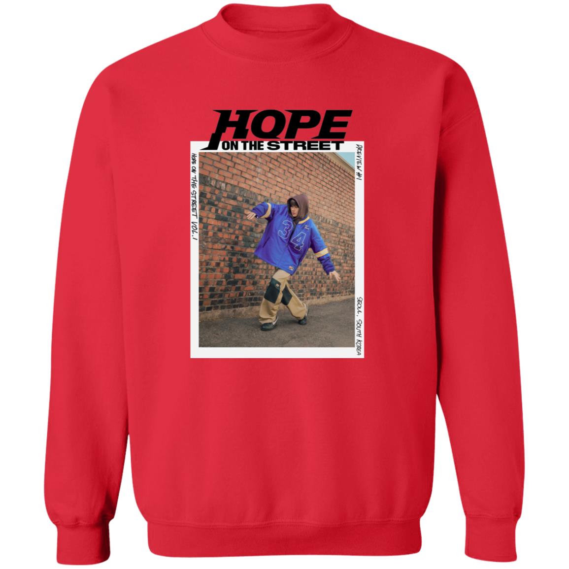 J-Hope Hope on the Street Crewneck Sweatshirt