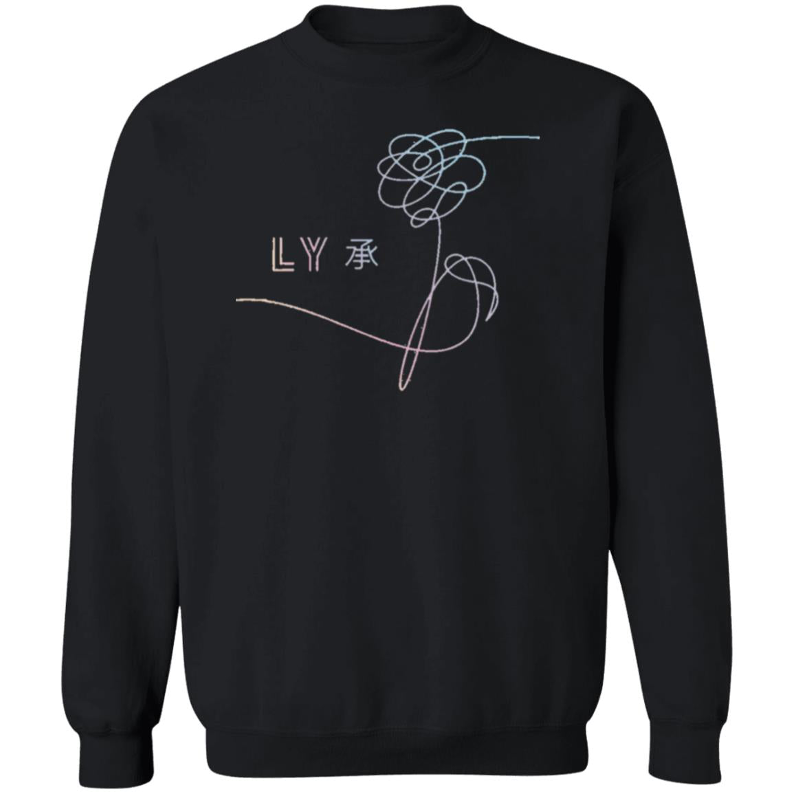 BTS Love Yourself Crewneck Pullover Sweatshirt