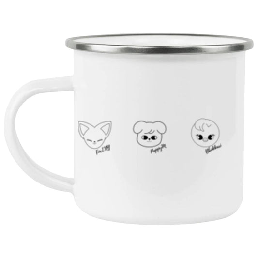 SKZOO Enamel Camping Mug