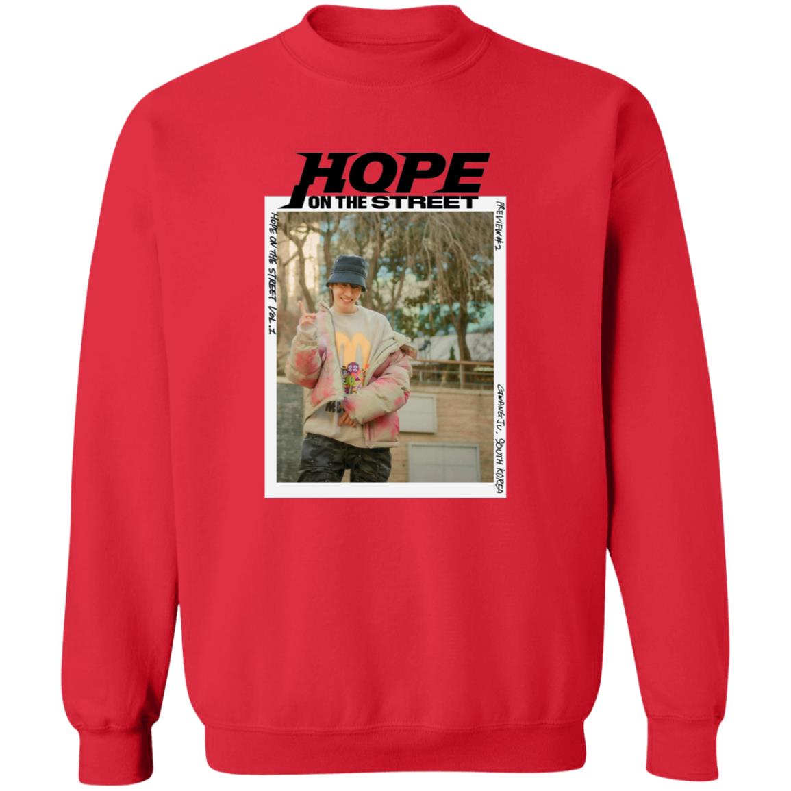 J-Hope Hope on the Street Crewneck Sweatshirt