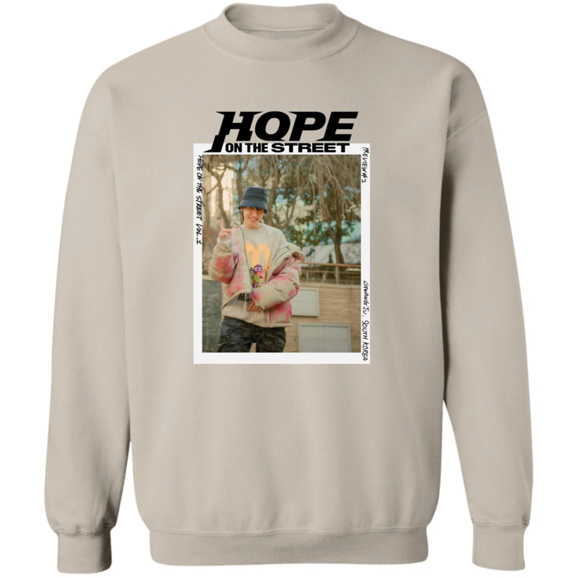 J-Hope Hope on the Street Crewneck Sweatshirt