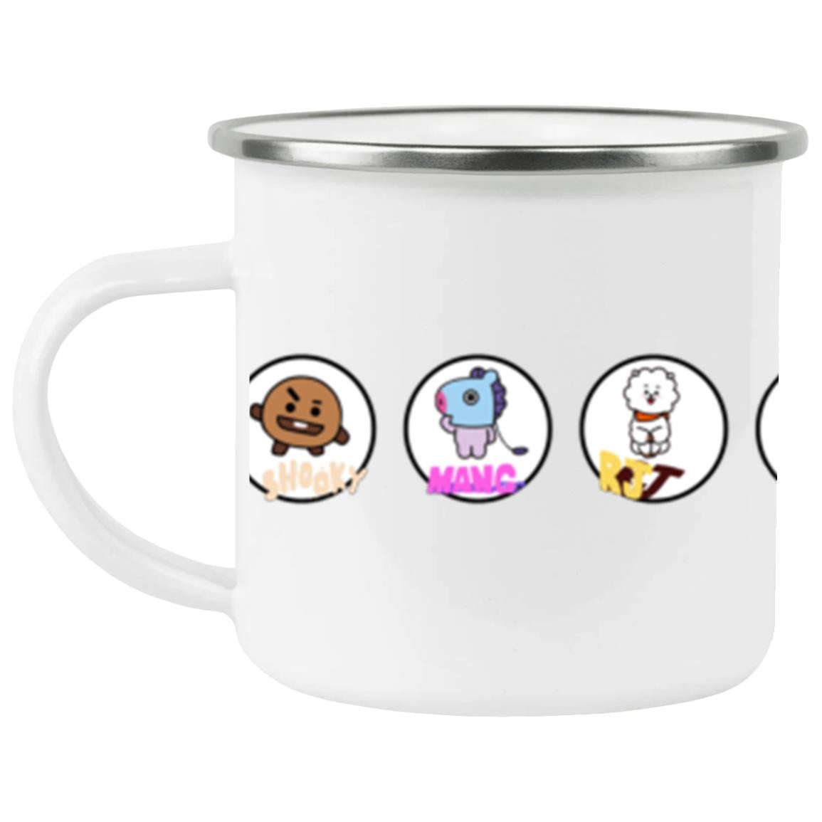 BT21 Enamel Camping Mug