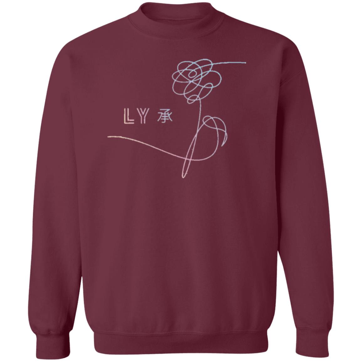 BTS Love Yourself Crewneck Pullover Sweatshirt