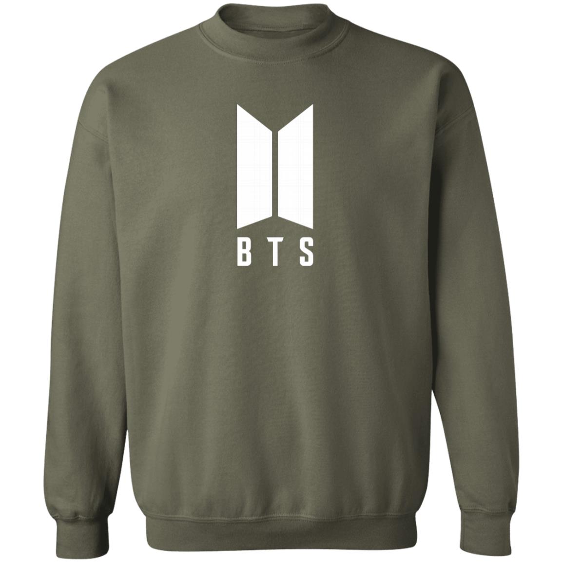 BTS Logo Crewneck Pullover Sweatshirt