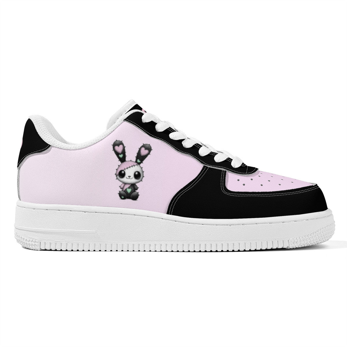 Goth Bunny Low Top Sneakers – Pastel Goth Style
