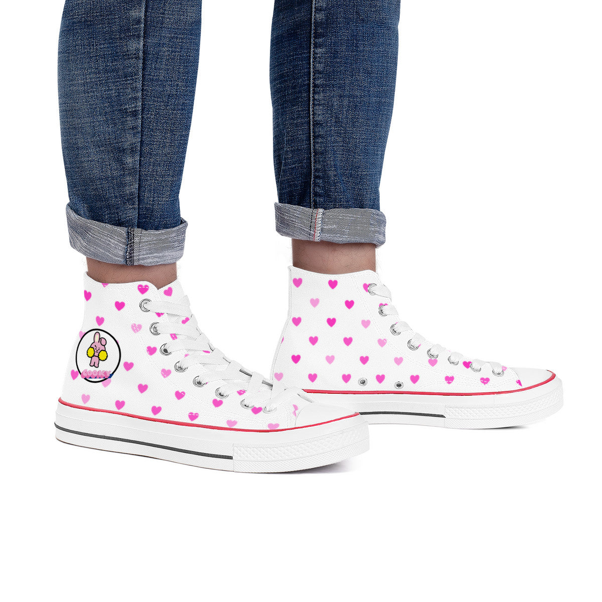 BT21 Cooky High Top Canvas Sneakers