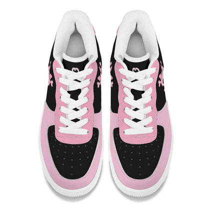 Pink Skull Low Top Sneakers – Cute Goth Style