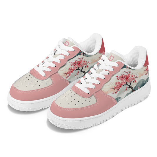 Japanese Floral Low-Top Sneakers