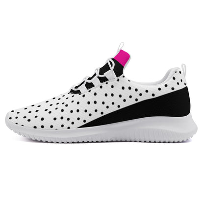 Fitness sneaker - Polka Dot - White