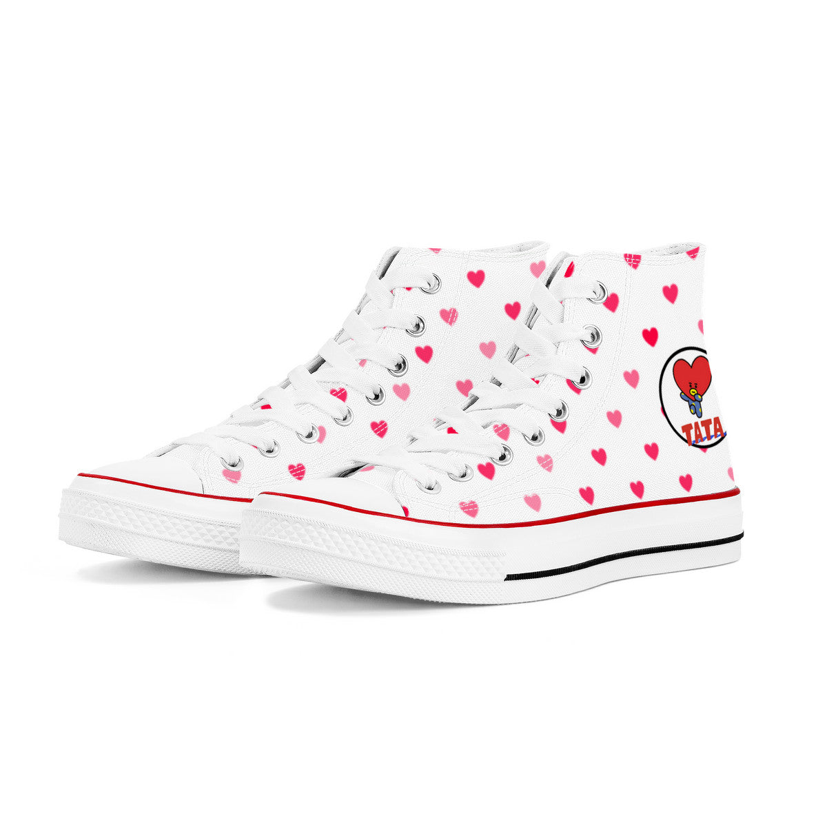 BT21 Tata High Top Canvas Sneakers