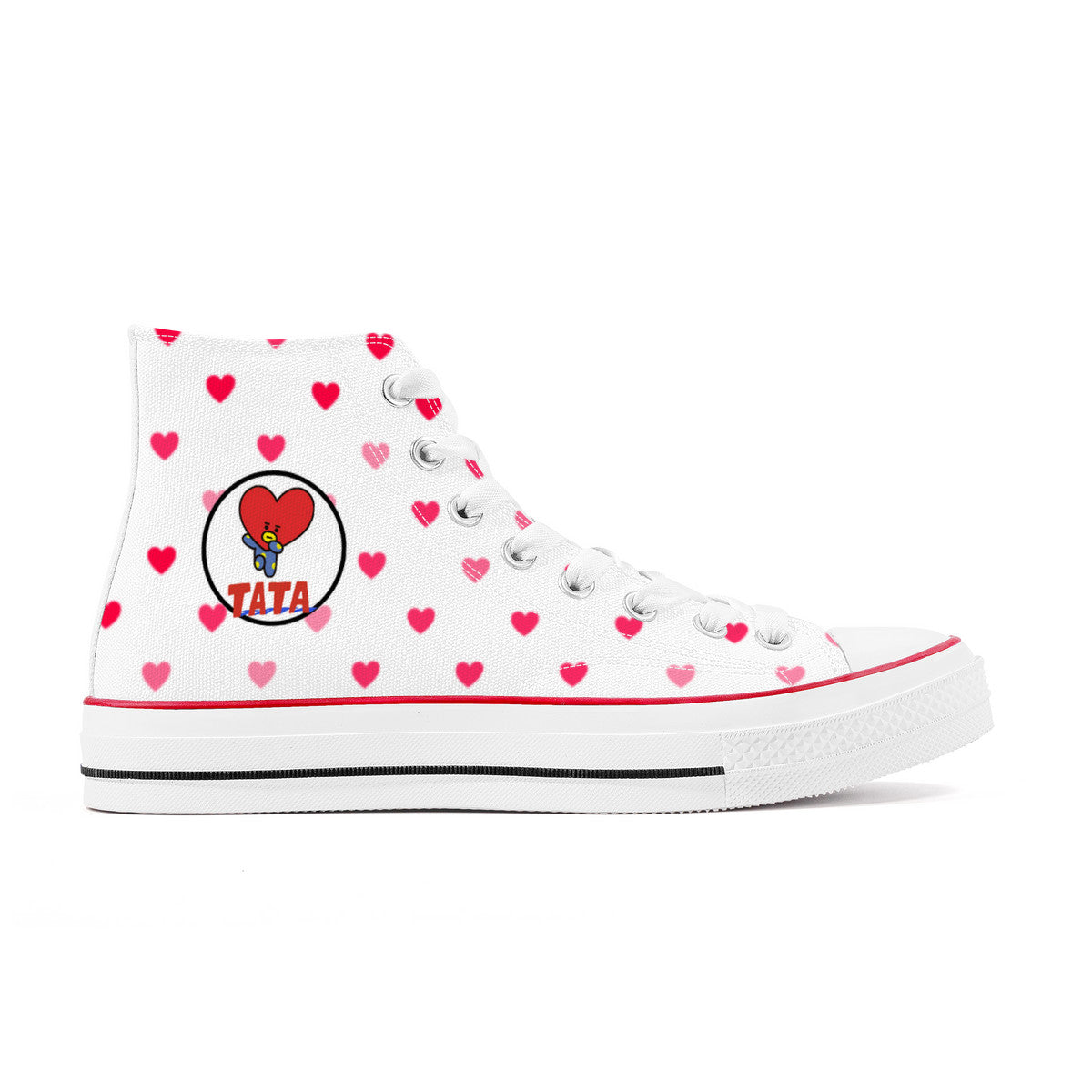 BT21 Tata High Top Canvas Sneakers