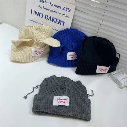 Stray Kids HyunJin Solid Color Knitted Hat