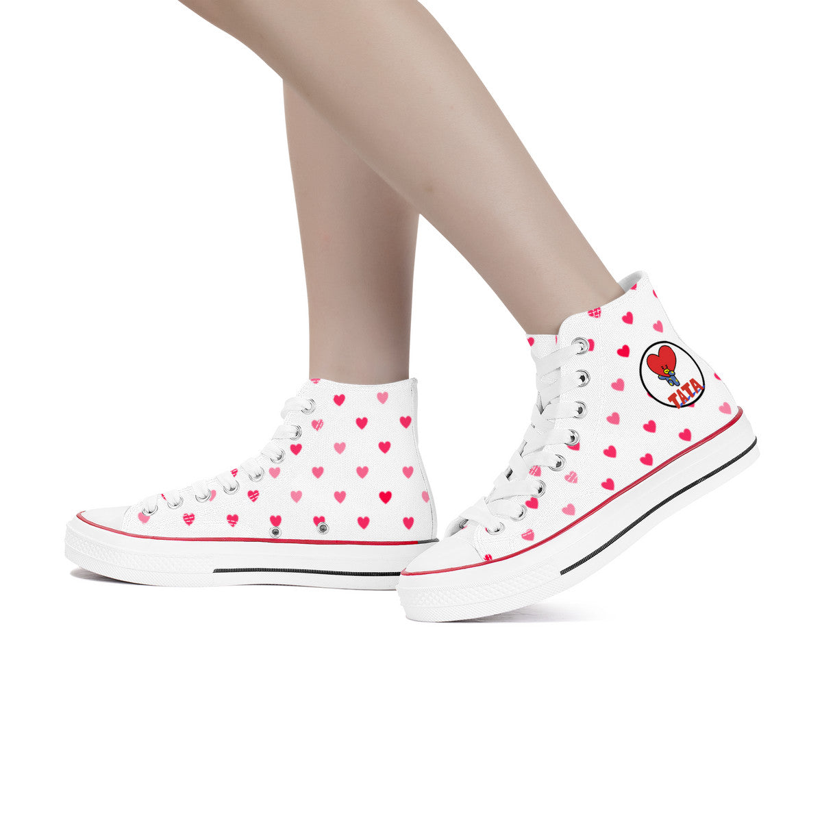 BT21 Tata High Top Canvas Sneakers