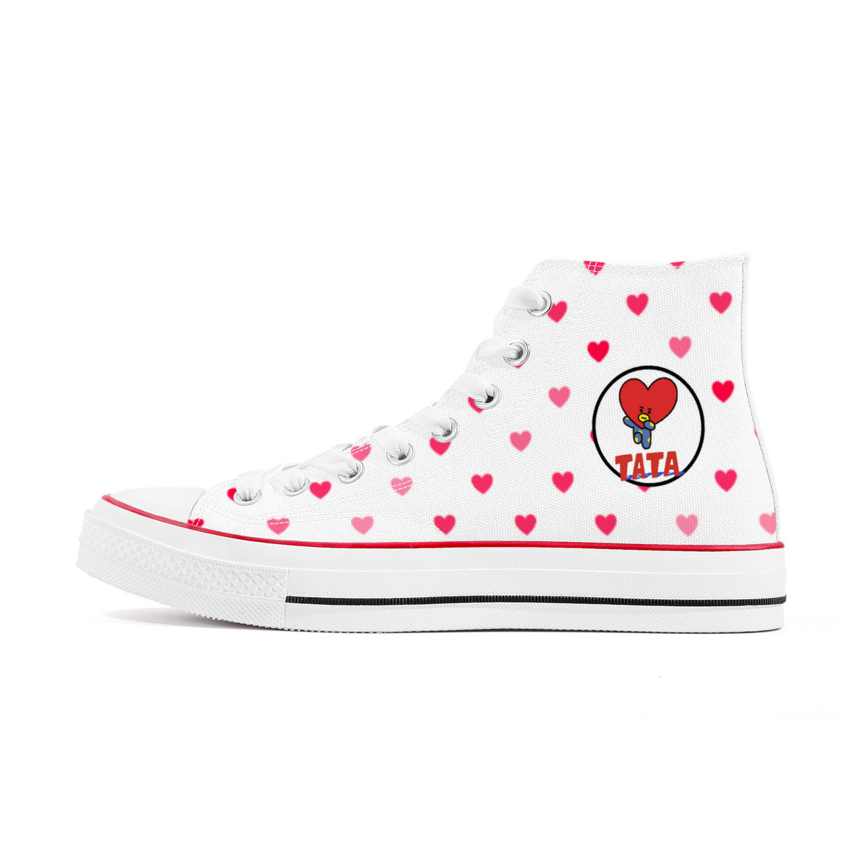 BT21 Tata High Top Canvas Sneakers