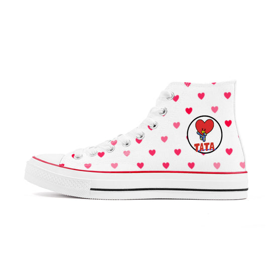 BT21 Tata High Top Canvas Sneakers