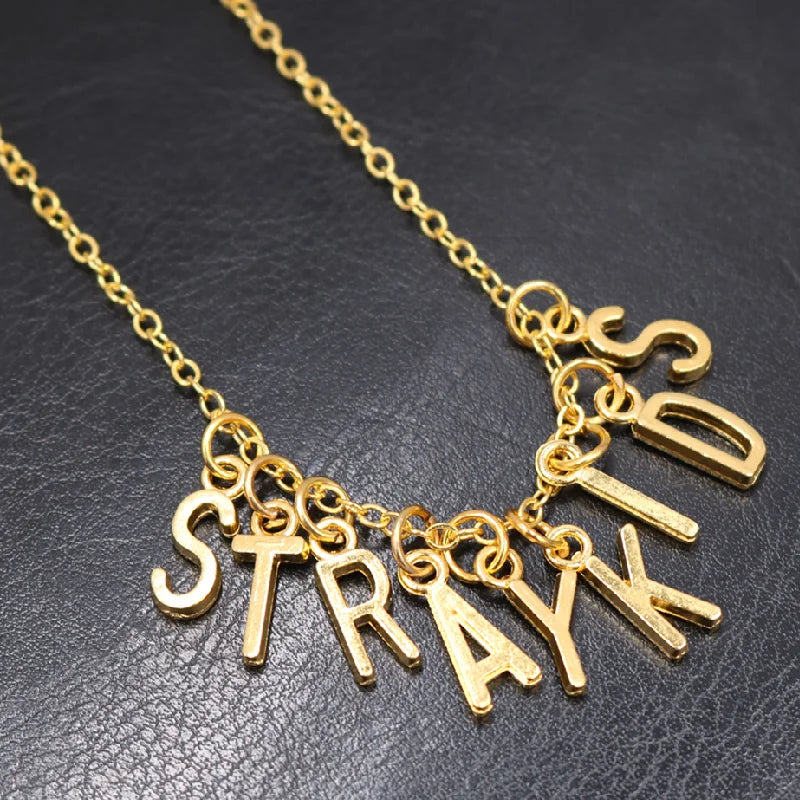 Stray Kids Letter Necklace