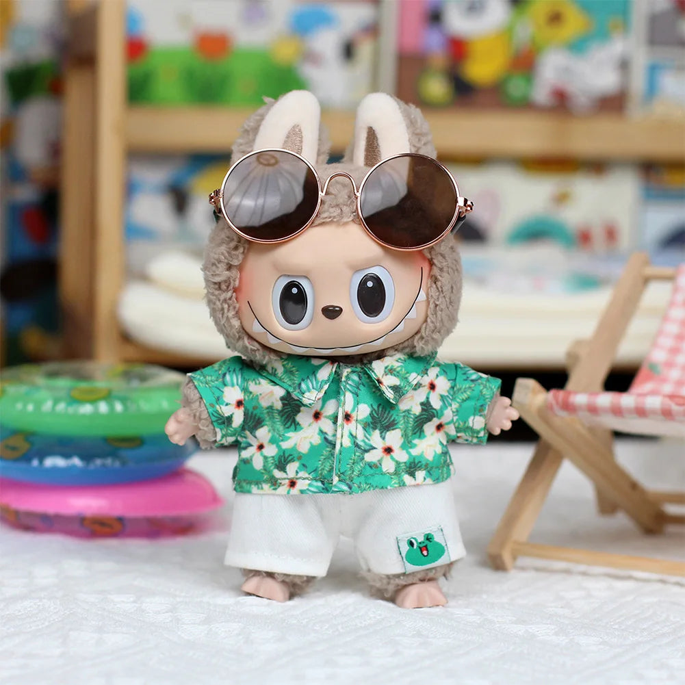 Summer Hawaii outfit For Labubu Doll