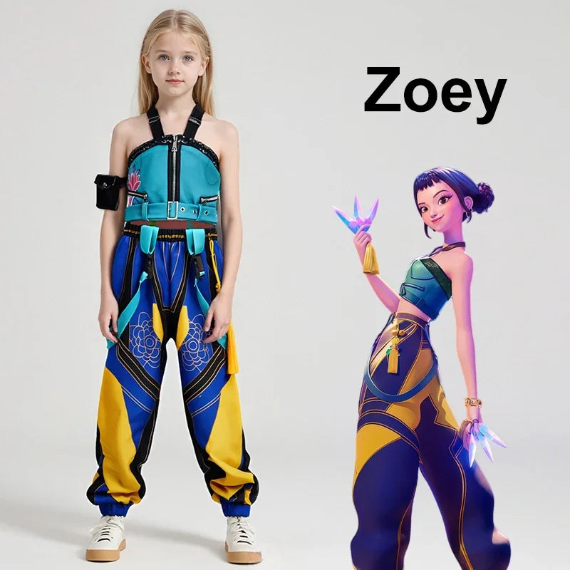 Kpop Demon hunters cosplay costume Zoey