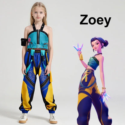 Kpop Demon hunters cosplay costume Zoey