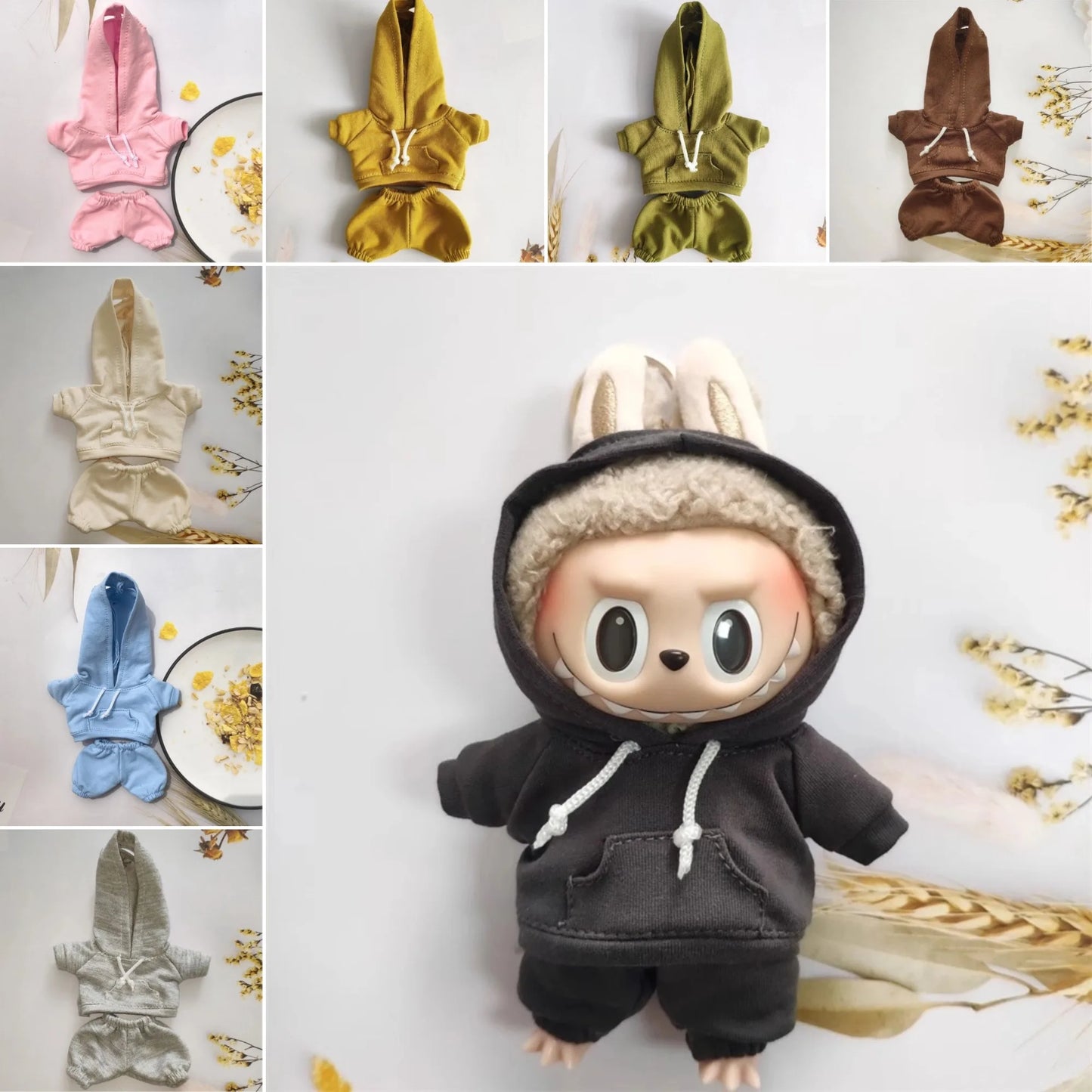 Labubu Casual Sweatsuit Set - Hoodie