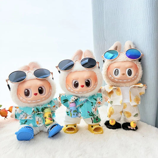 Summer Hawaii outfit For Labubu Doll