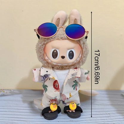 Summer Hawaii outfit For Labubu Doll