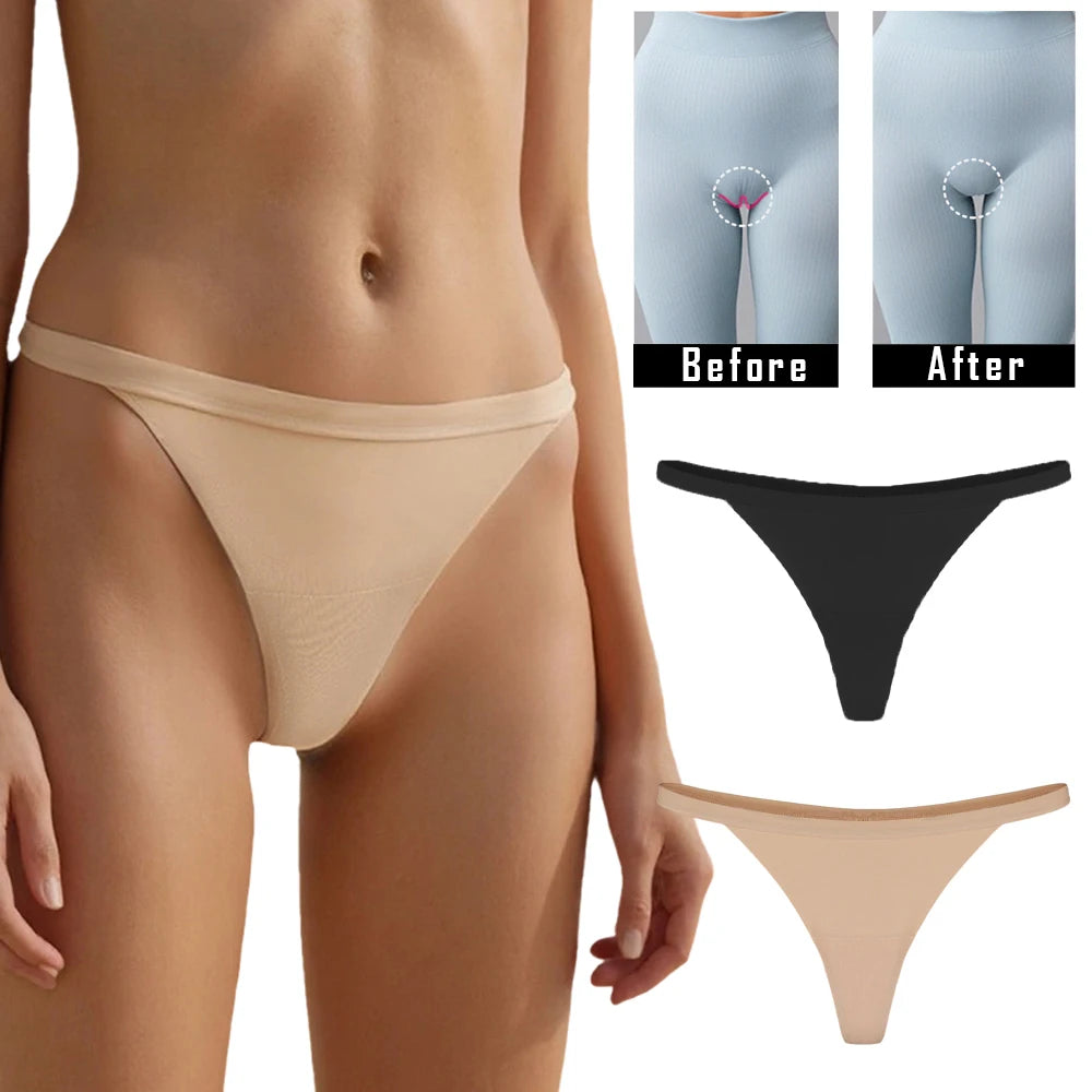 Camel Toe Concealer Onderbroek Onzichtbare Camel Toe Preventie Ondergoed Naadloze Thongs No Show Onderbroek voor dames
