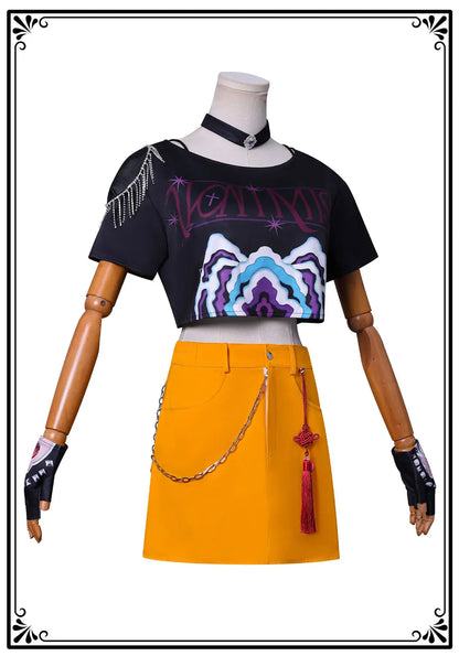 Kpop Demon Hunters cosplay costume Mira