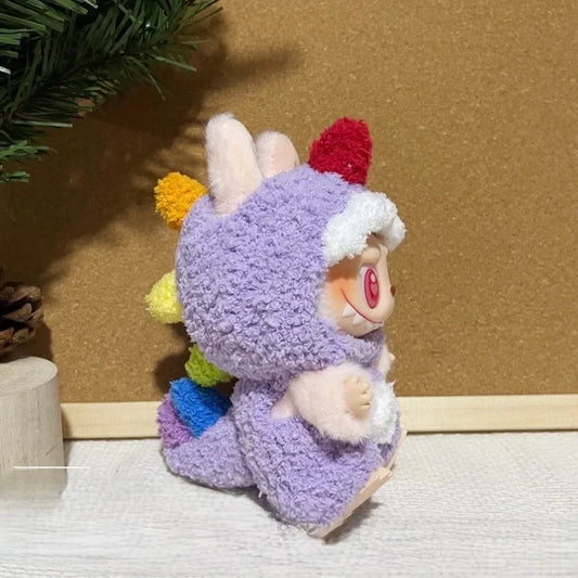 Plush Dinosaur outfit For Labubu Doll