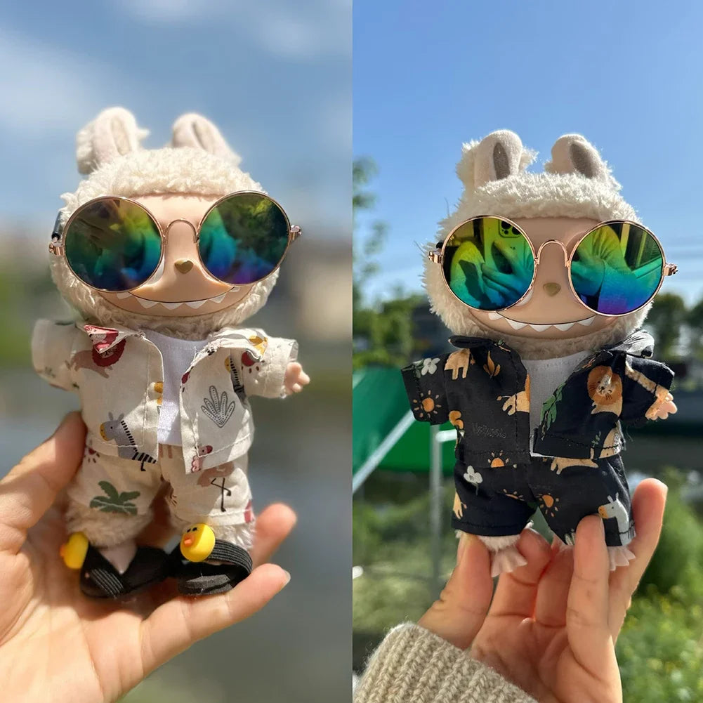 Summer Hawaii outfit For Labubu Doll