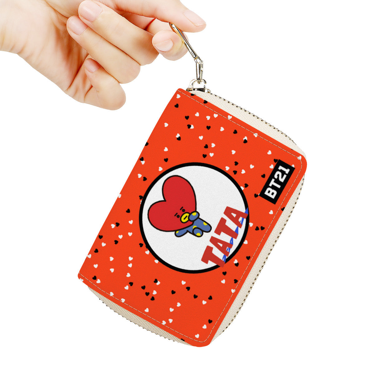 BT21 TATA - V Wallet Zipper Card Holder