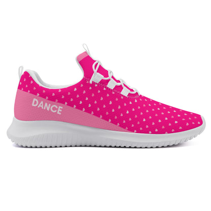 Dance sneakers - Hearts - Pink