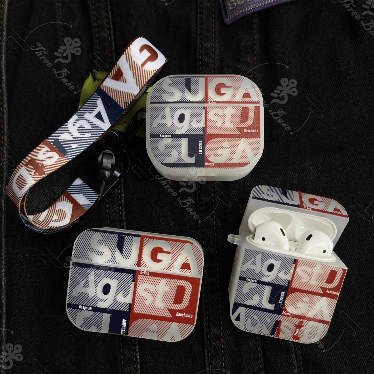 BTS SUGA August D case For AirPods 3 Gen 2 pro2