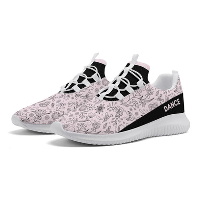Dance Sneakers - Floral Pink