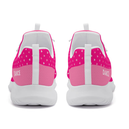 Dance sneakers - Hearts - Pink