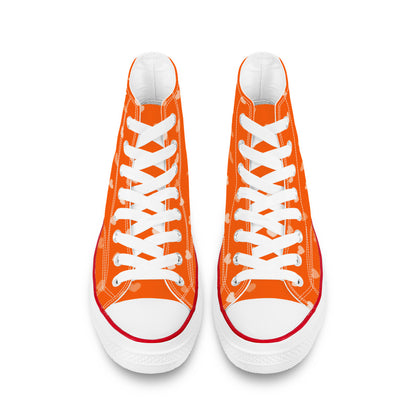 BT21 RJ High Top Canvas Sneakers- Orange