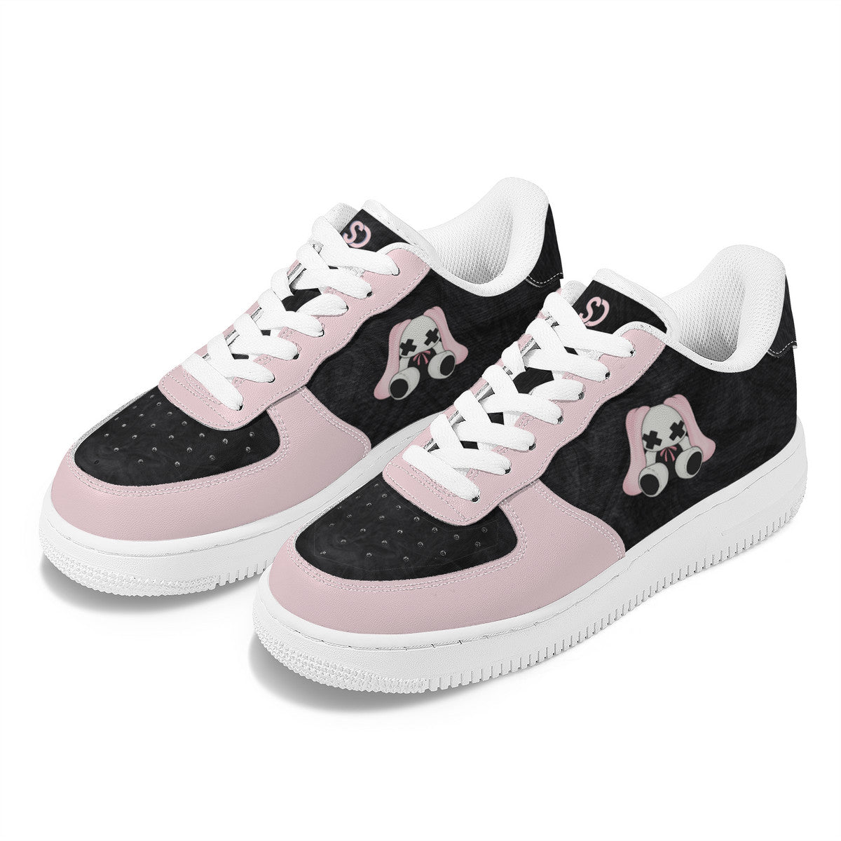 Goth Doll Low Top Sneakers – Cute Dark Style