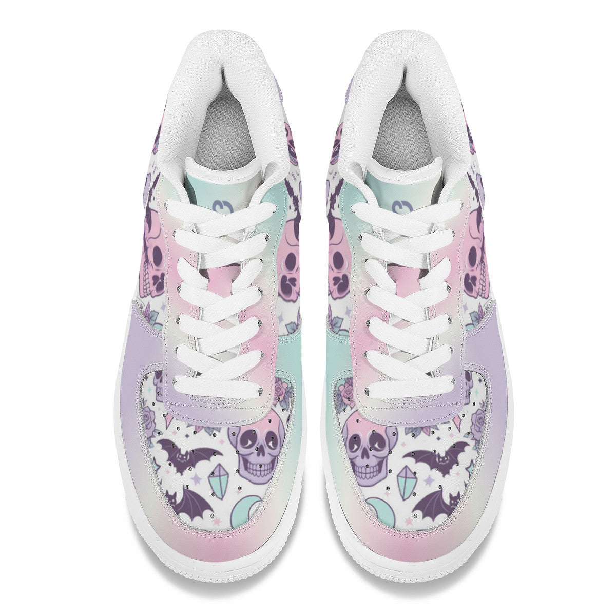 Pastel Skull Low Top Sneakers