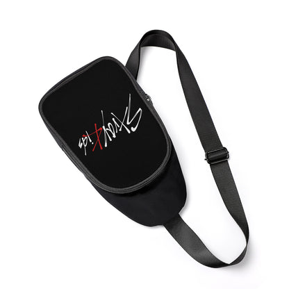 Stray Kids Chest Bag - Black Cross body bag StrayKids Logo