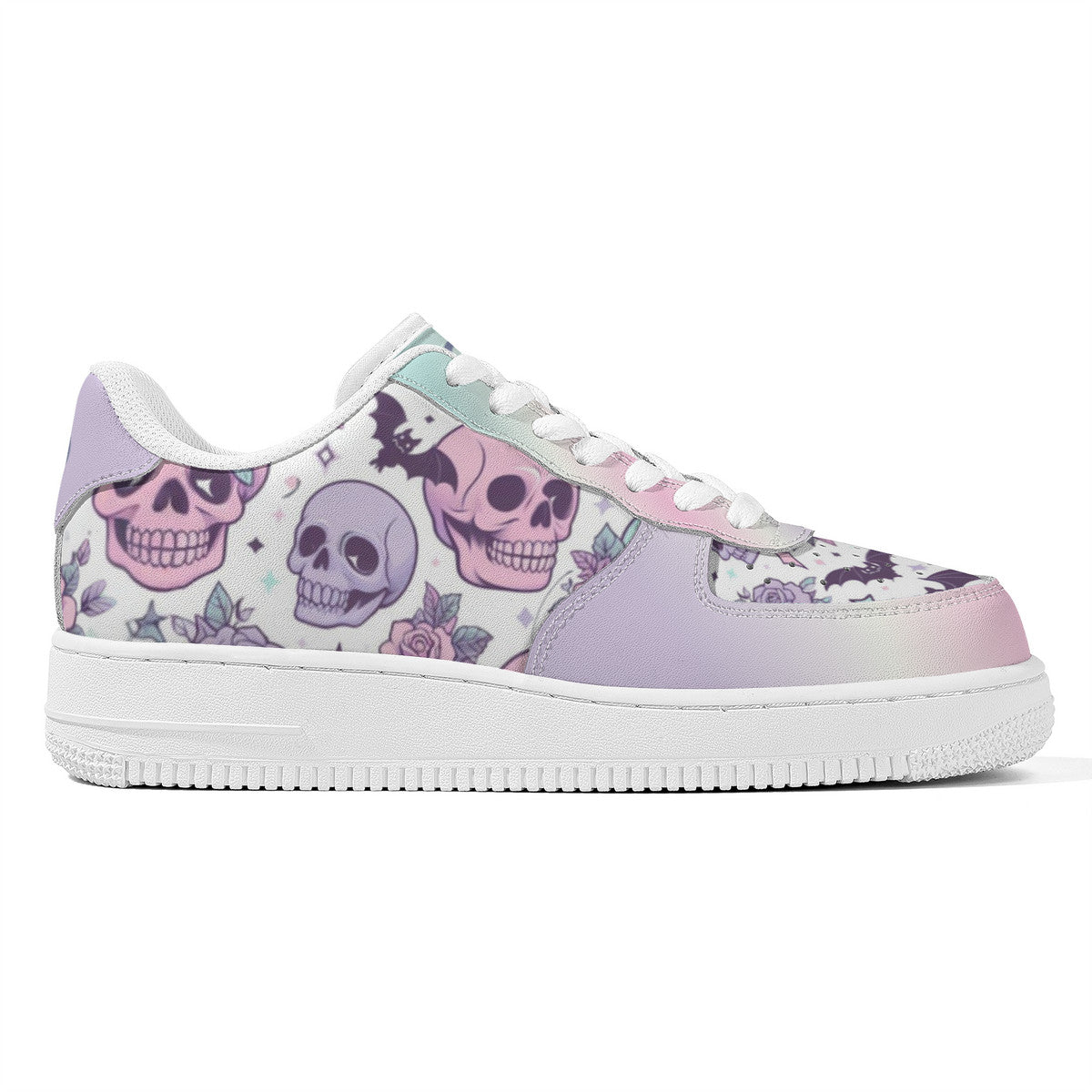 Pastel Skull Low Top Sneakers