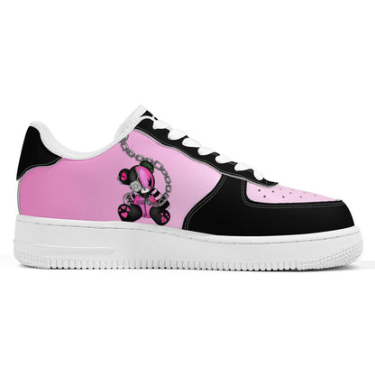 Chained Bear Low Top Sneakers – Kawaii Goth Street Style