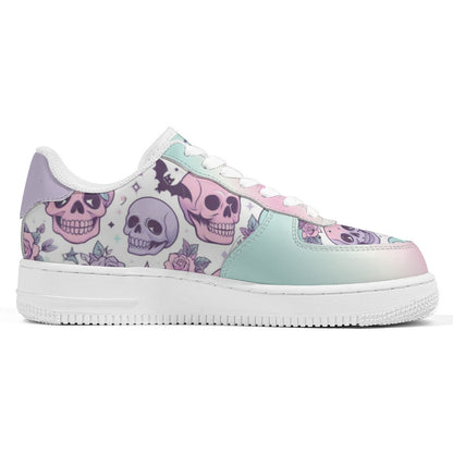 Pastel Skull Low Top Sneakers