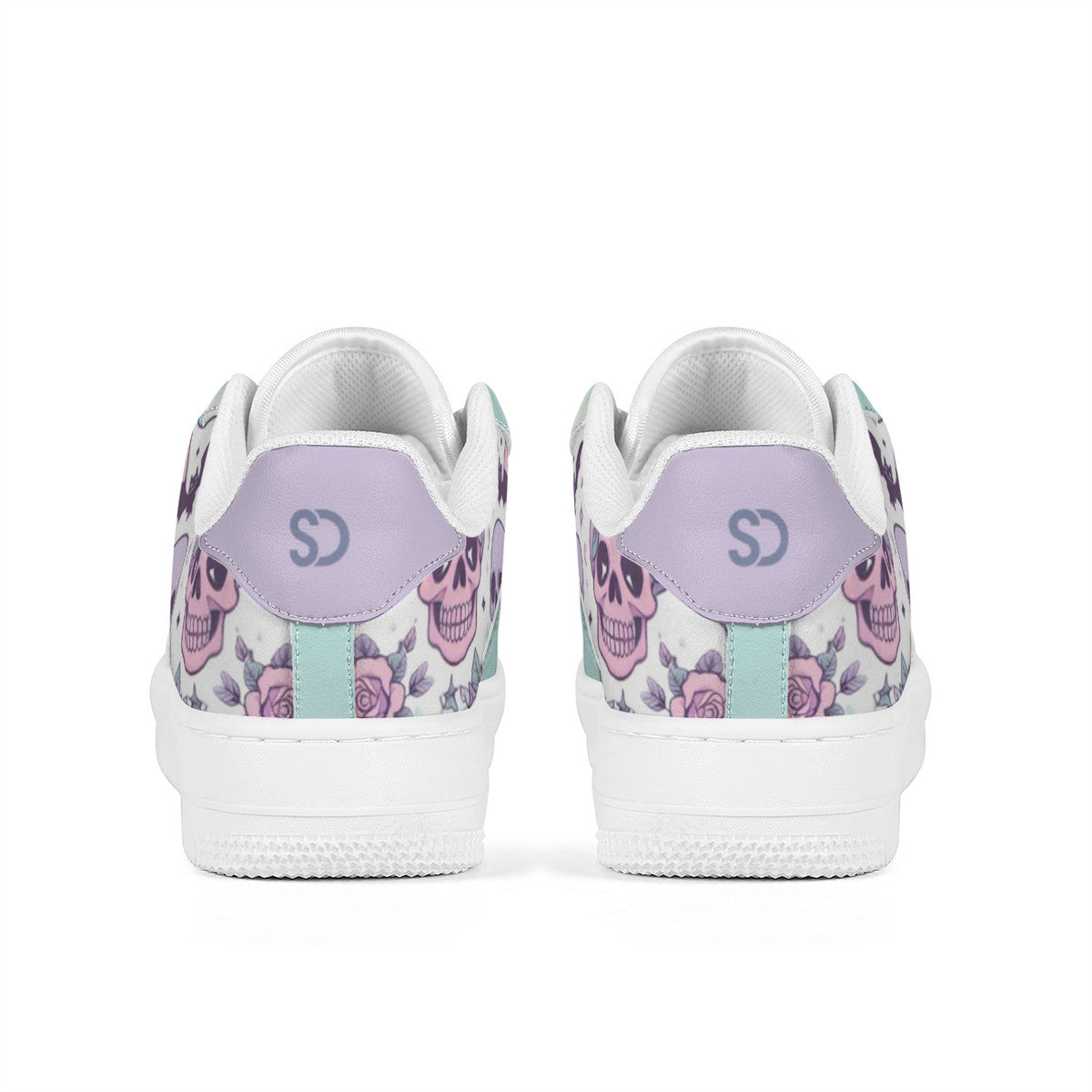 Pastel Skull Low Top Sneakers