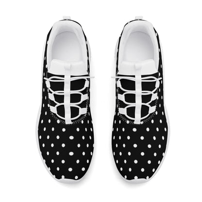 Fitness Sneakers - Polka Dot Black